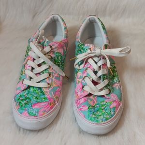 Lilly Pulitzer Abigail Sneaker Sz 10M